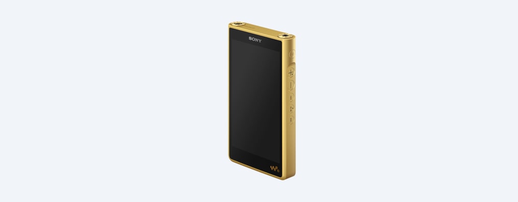 Angled shot of WM1ZM2 Walkman from the front